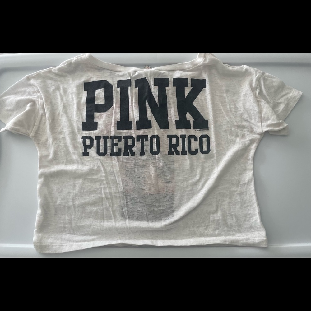 PINK limited edition crop top t-shirt